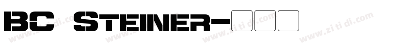 BC Steiner字体转换